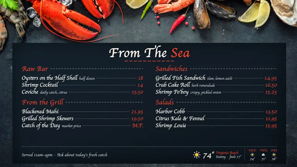 Empower Menu screen
